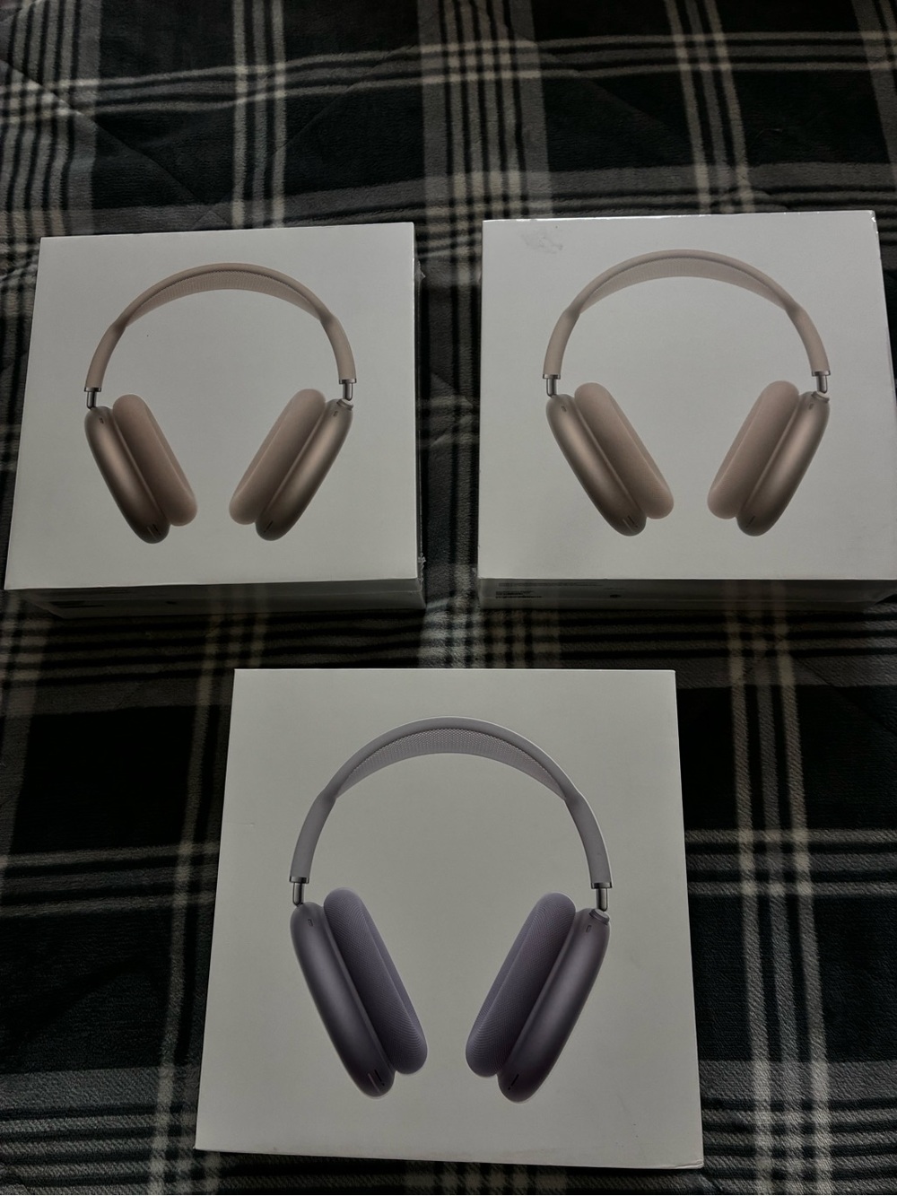 Apple Over-Ear Headphones -rose Gold & Purple